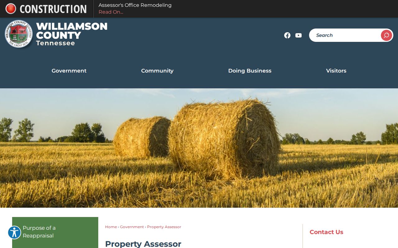 Franklin people search through the Williamson County property assessor